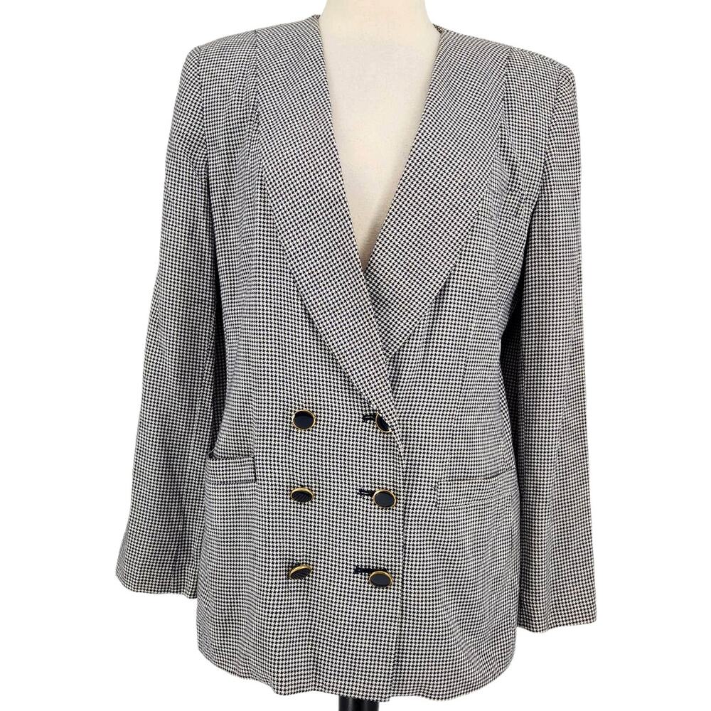 Vintage Sasson Preppy Double Breasted Tailored Blazer - Picture 8 of 8
